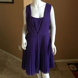 Dark purple sexy and classic dress